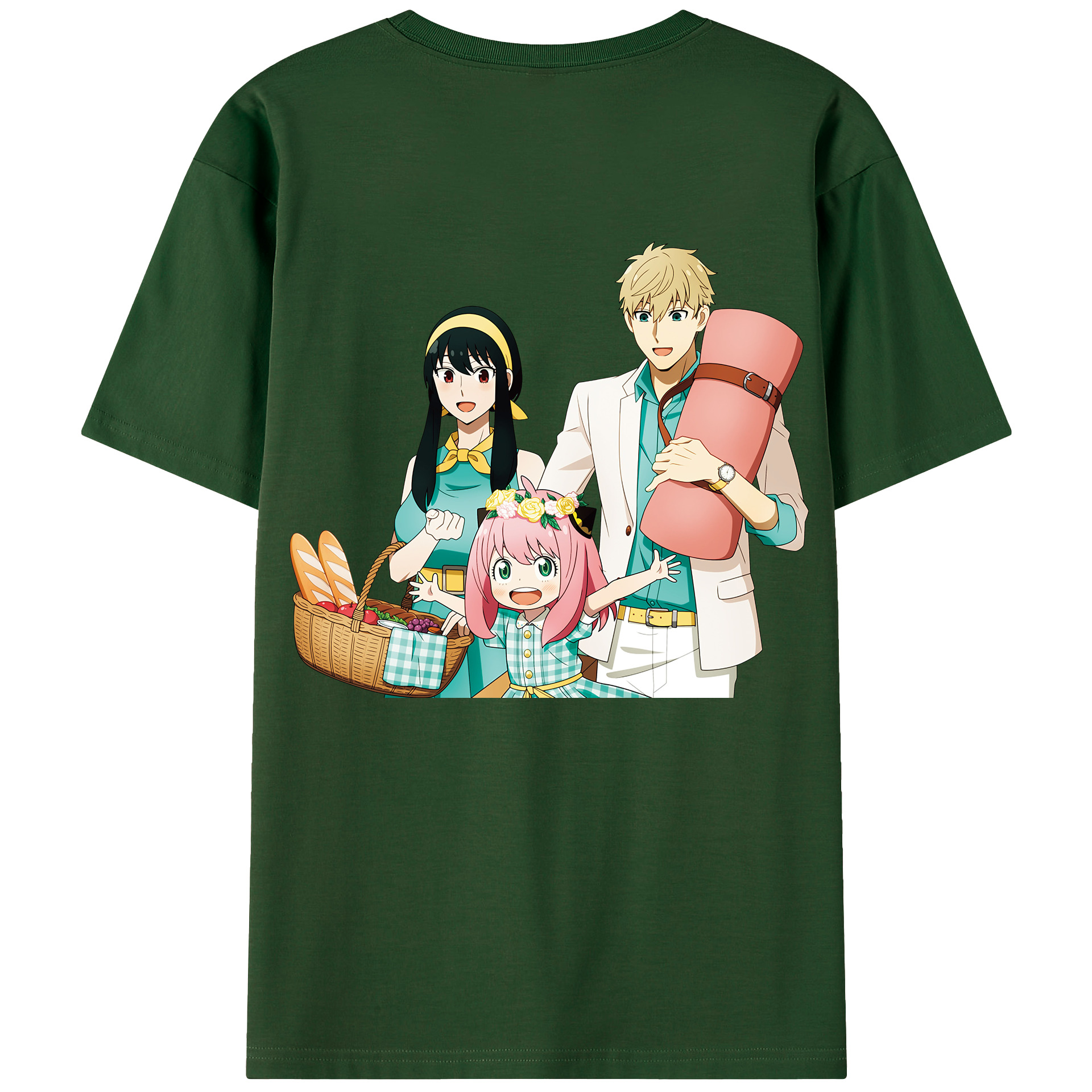 （画像用） SPY×FAMILY间谍家家酒 綿100％半袖Tシャツ（背面プリント）